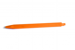 1201/9 Ручка прозрачная оранжевая RADICAL