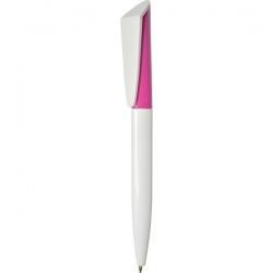 F01-Camellia Ручка с поворотным механизмом бело-розовая